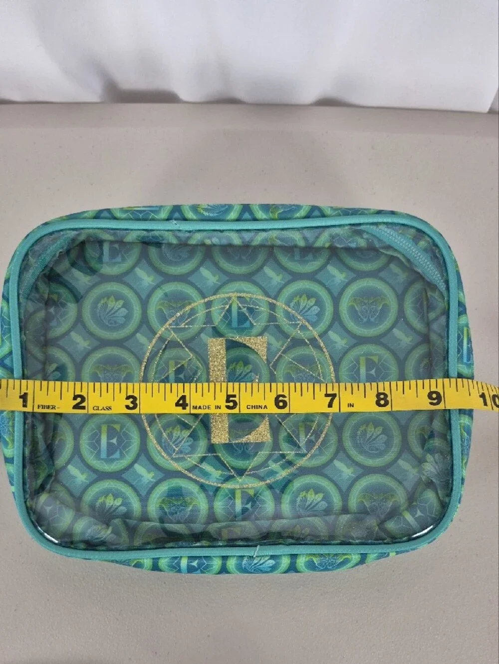 Wicked Elphaba Green Double-Zip Cosmetic Travel Case / Organizer